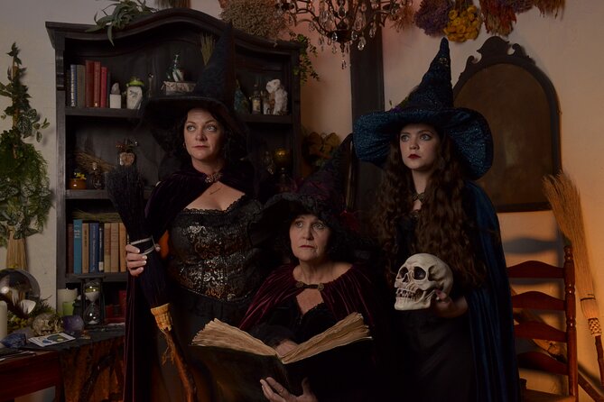 Witch Costume Photo Shoot - Witch Cottage theatrical set - The digital gallery is the real souvenir
